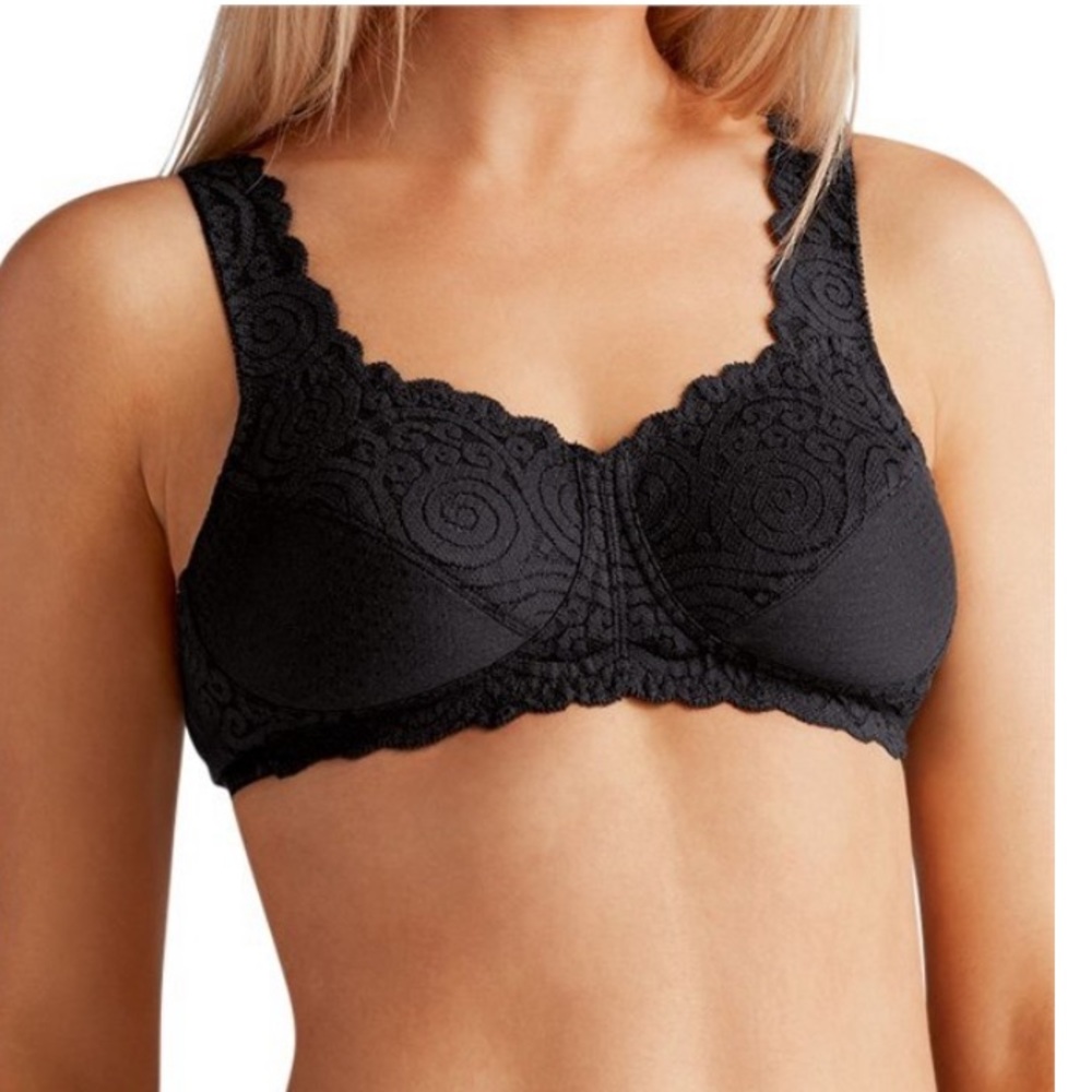 Amoena Jasmin Wire-Free Soft Bra - Black